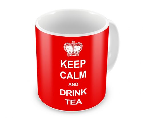 keep calm tea drink
