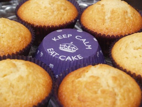 keep calm eat cake muffin cupcake bake