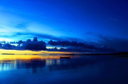 kei islands  beach  sunset