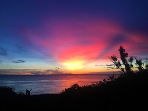 kenting sunset sea