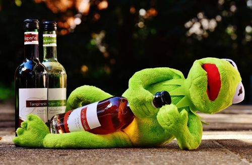 kermit frog wine