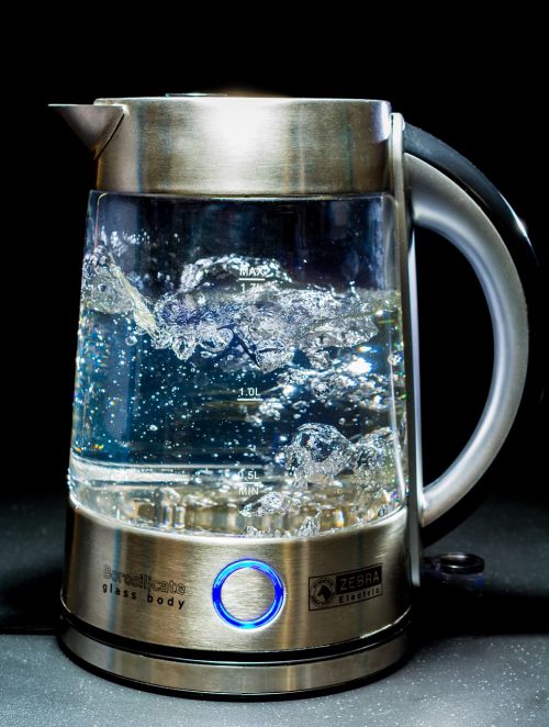 kettle glass water