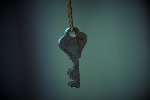 key key rope hanging