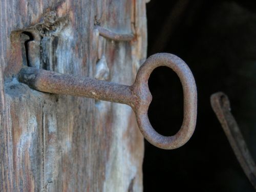 key lock door