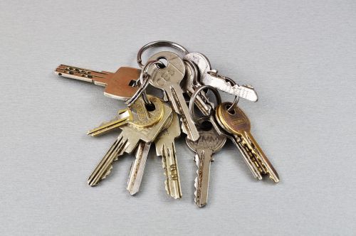 key keychain door key