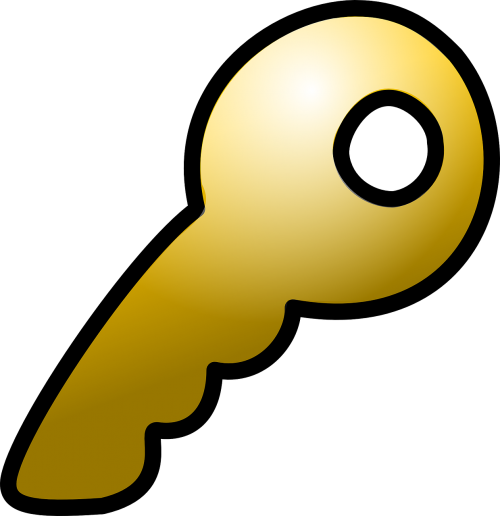 key gold symbol