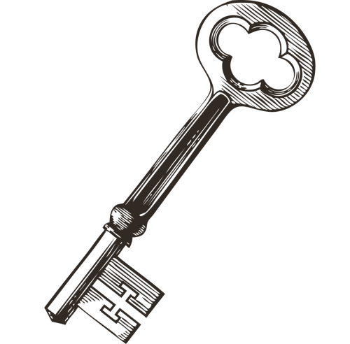 key vintage key lock