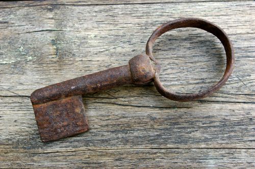 key old rusty