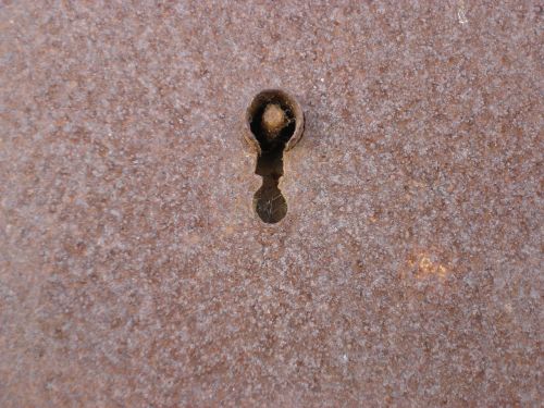 key hole key stainless