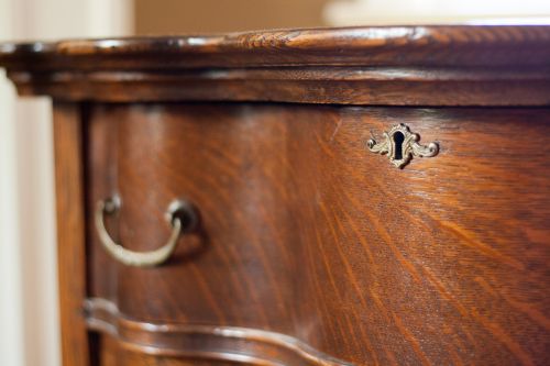 key hole dresser antique
