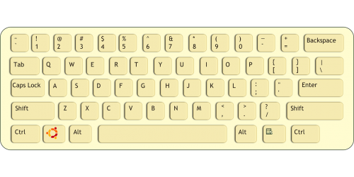 keyboard qwerty ubuntu