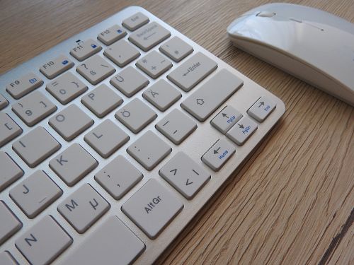 keyboard mouse desk