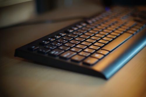 keyboard workplace computer