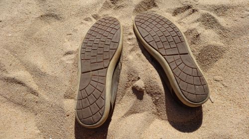keyboard shoes sand