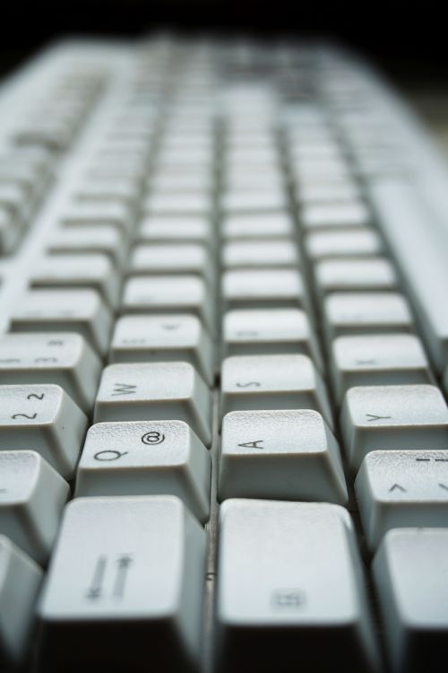 keyboard computer grey