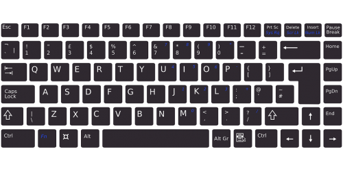 keyboard electronic computer