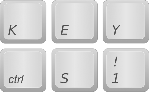 keyboard key button
