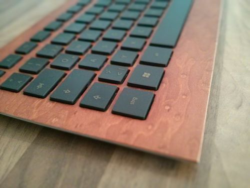 keyboard wood elegant