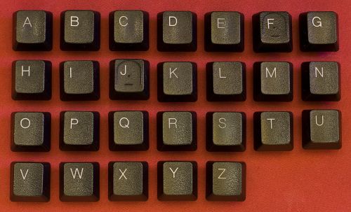 keyboard abc alphabet