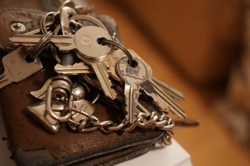 keychain key metal