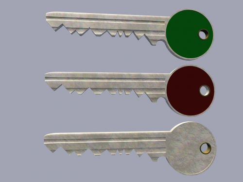 keys brass metal