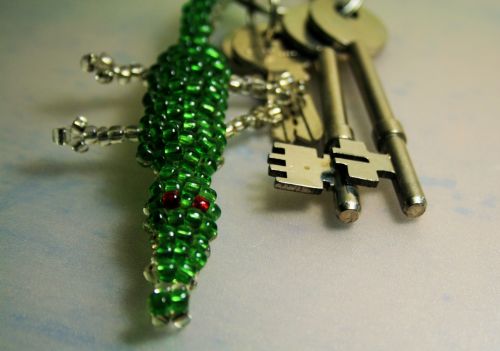 Keys On Crocodile Key Holder