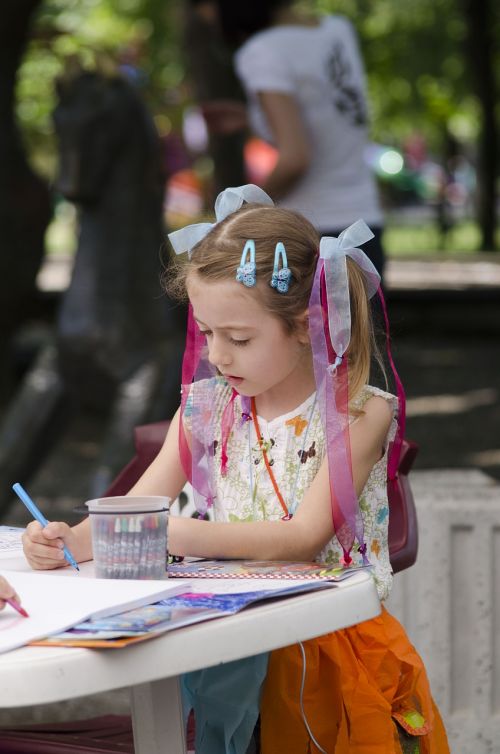 kid drawing child