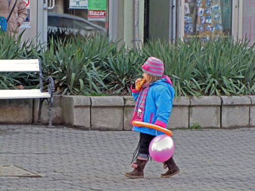kid little girl walk