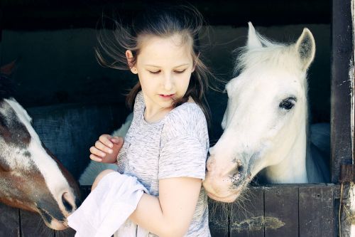 kids outdoors girl