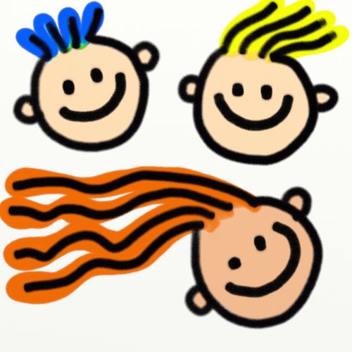 Kids Faces Clipart