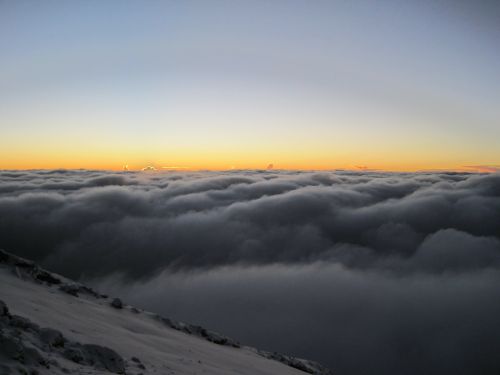 kilimanjaro africa sunsett