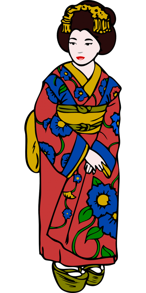 kimono woman clothing
