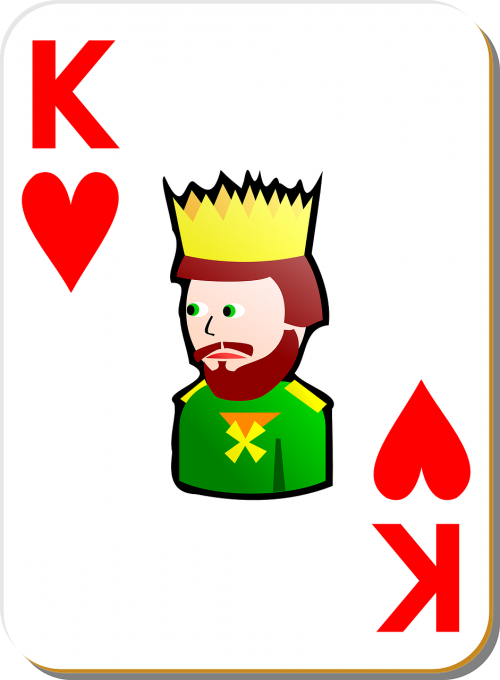 king hearts playing