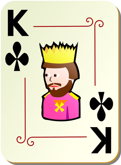 king clubs poker