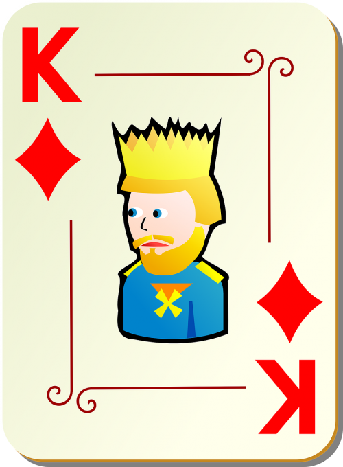 king diamonds card