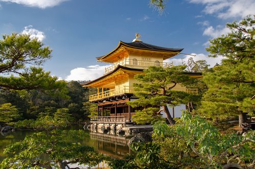 kinkaku-ji  the golden pavilion  rokuon-ji