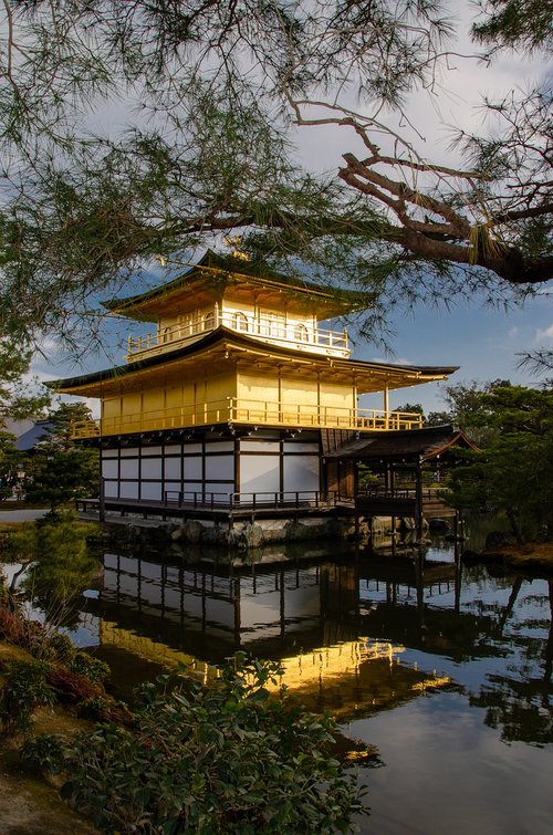 kinkaku-ji  the golden pavilion  rokuon-ji