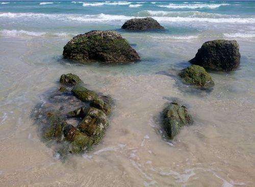kirra beach rocks beach