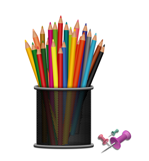 kit school supplies crayons