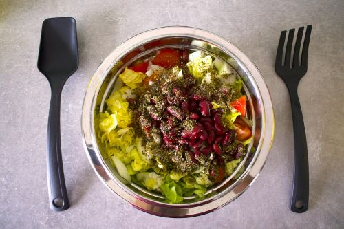 kitchen salad cutlery