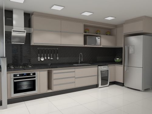 kitchen 3d render