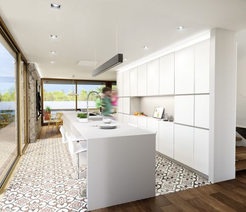 kitchen render house