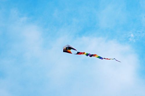 kite fly sky