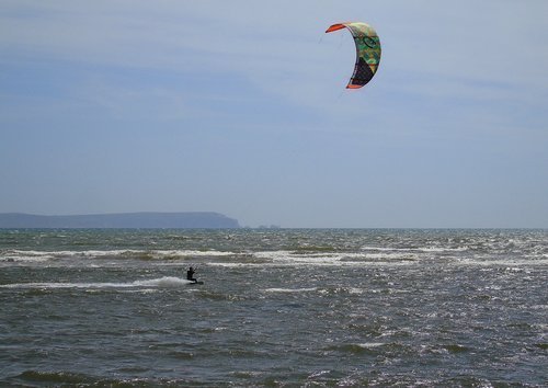 kite  surf  sea
