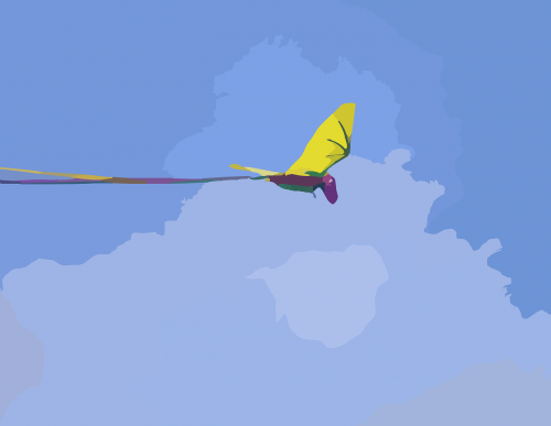 kite fly air
