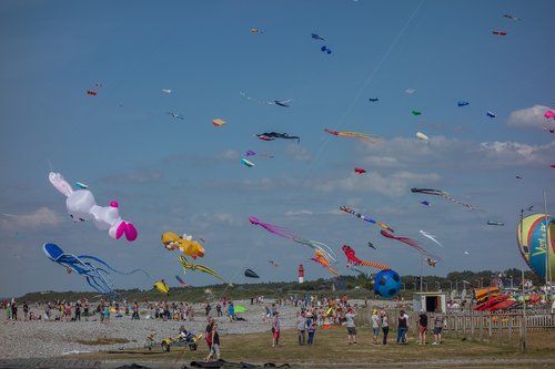 kite  festival  beach