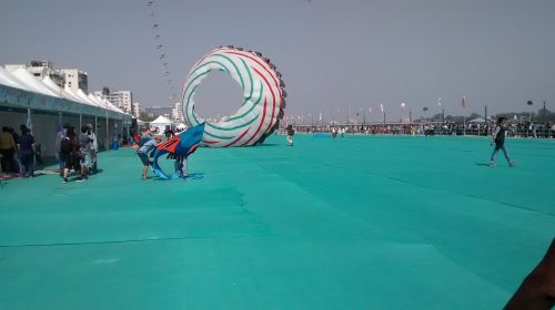 kite festival colorful