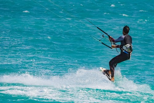 kite surf  surfer  surfing