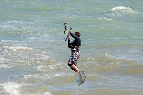 kite surfer kite surfing surfer