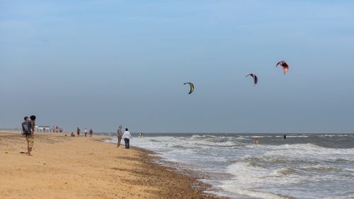 kite surfing sea wind
